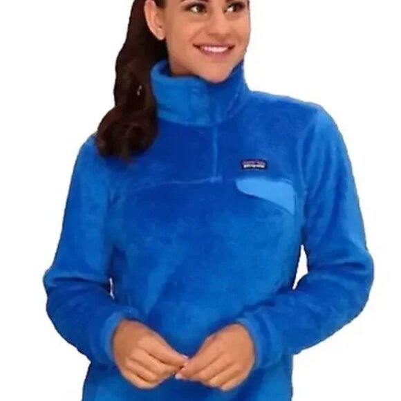 Patagonia Re-Tool Snap T Pullover Fleece Sweatshirt Athletic Royal Blue XS - Picture 1 of 5